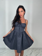 Dress effetto denim