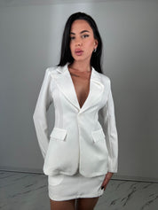 Co/ord lele bianco