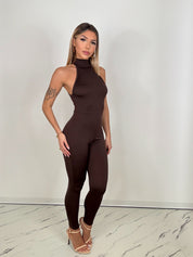 Jumpsuit Mirella cioccolato