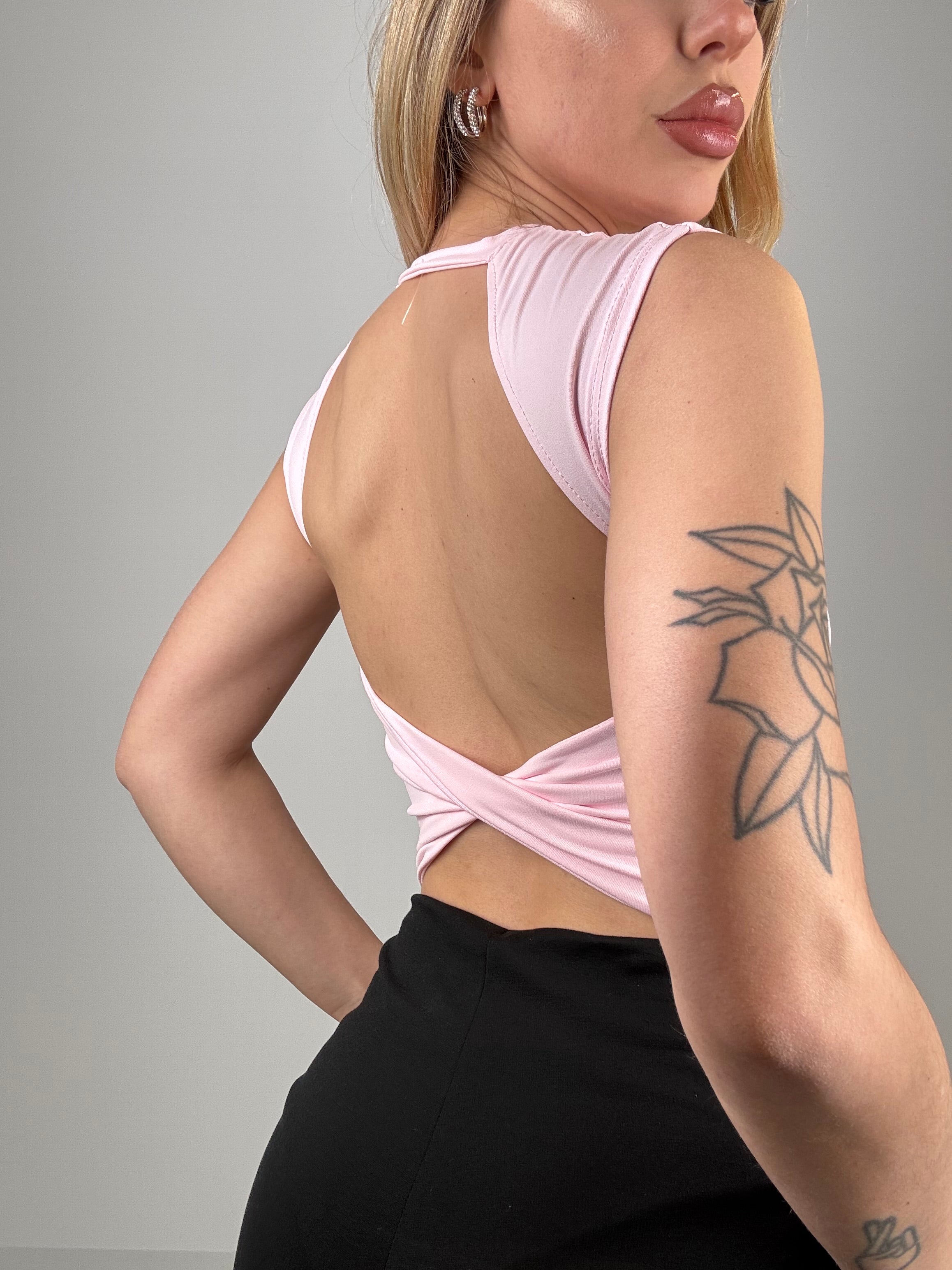 Top kross rosa