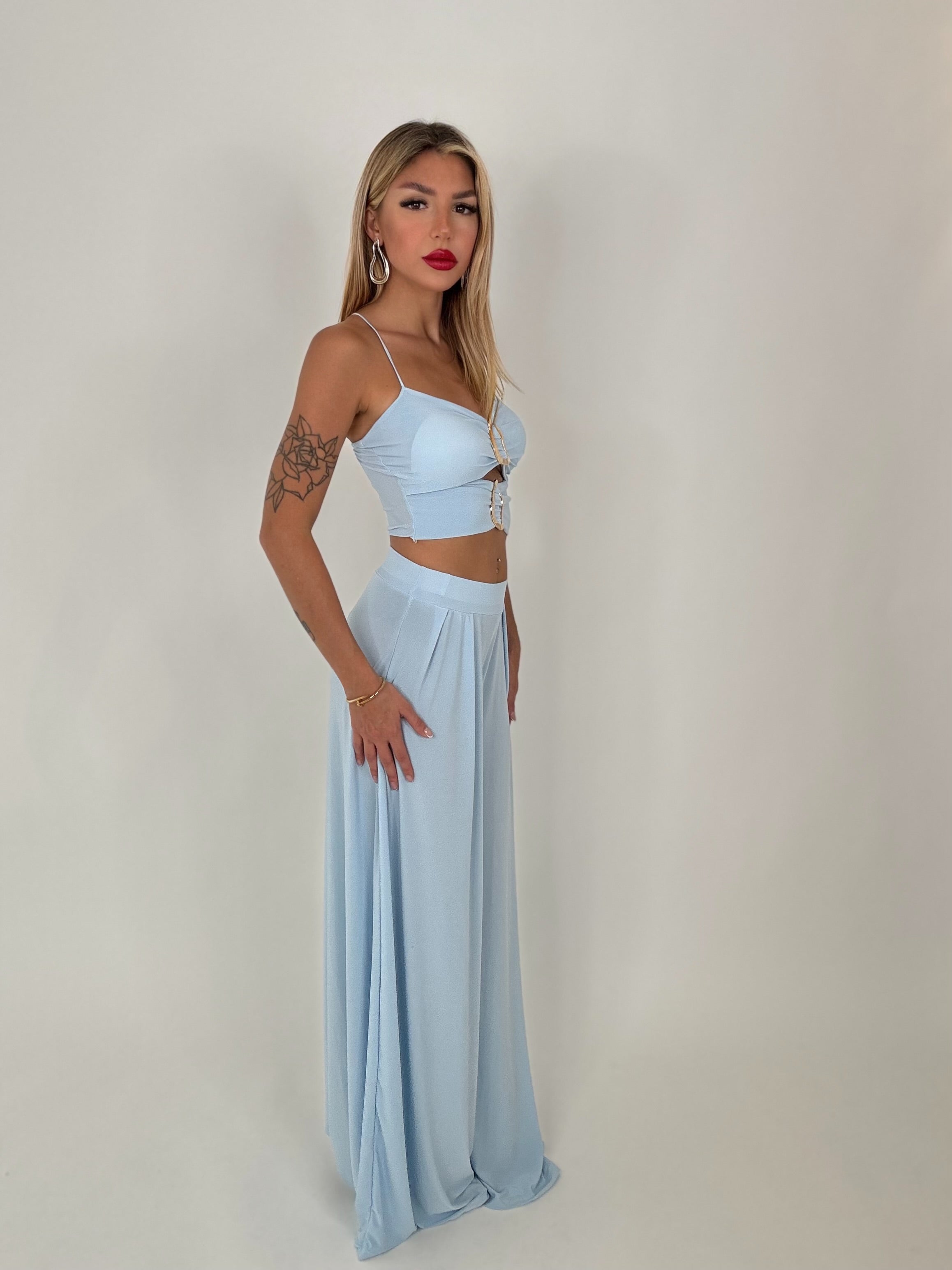 Co/ord QATAR azzurro