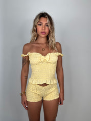 Co/ord sahar giallo
