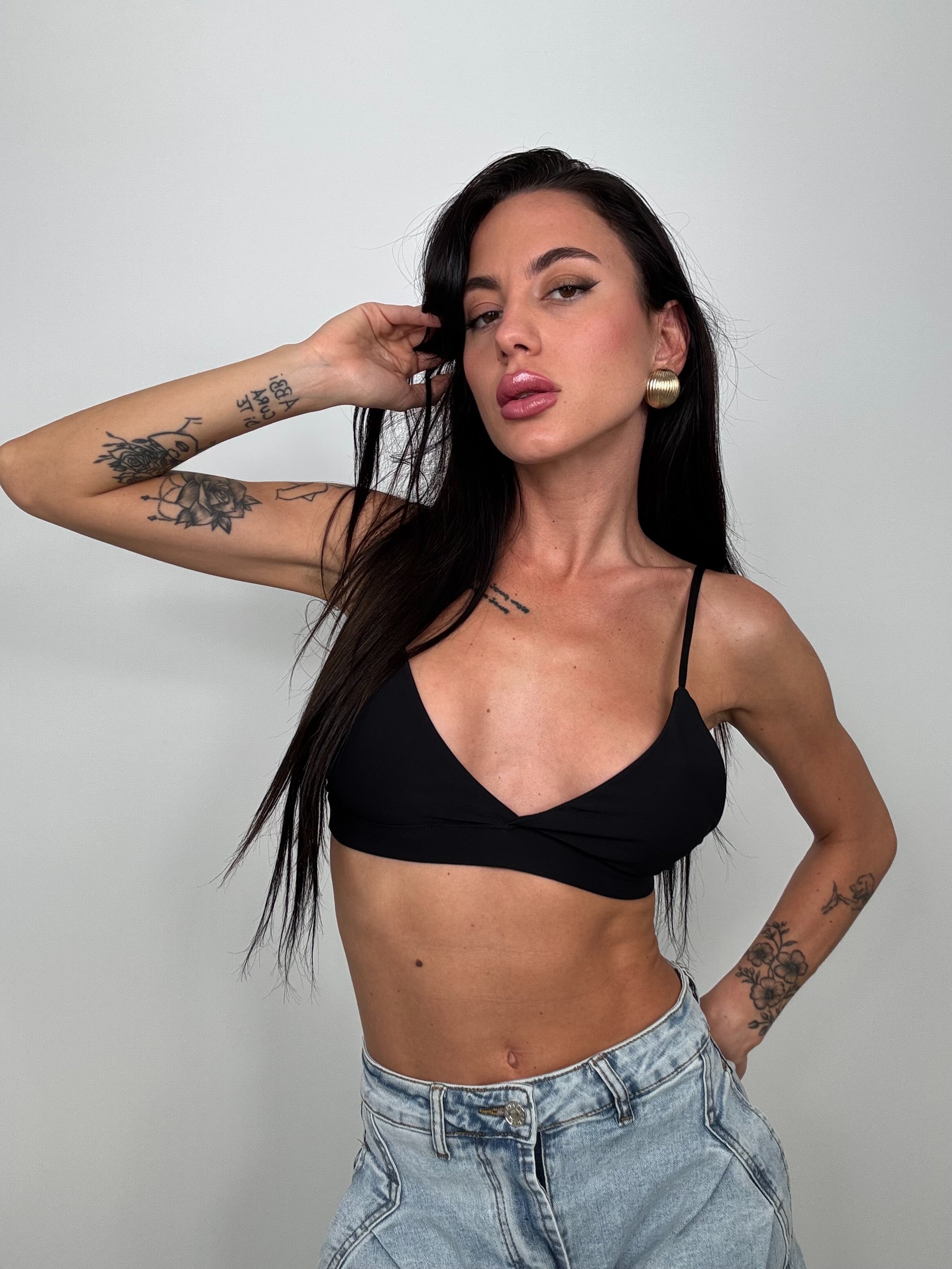 Bralette nero