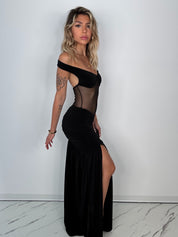 Dress MIT nero