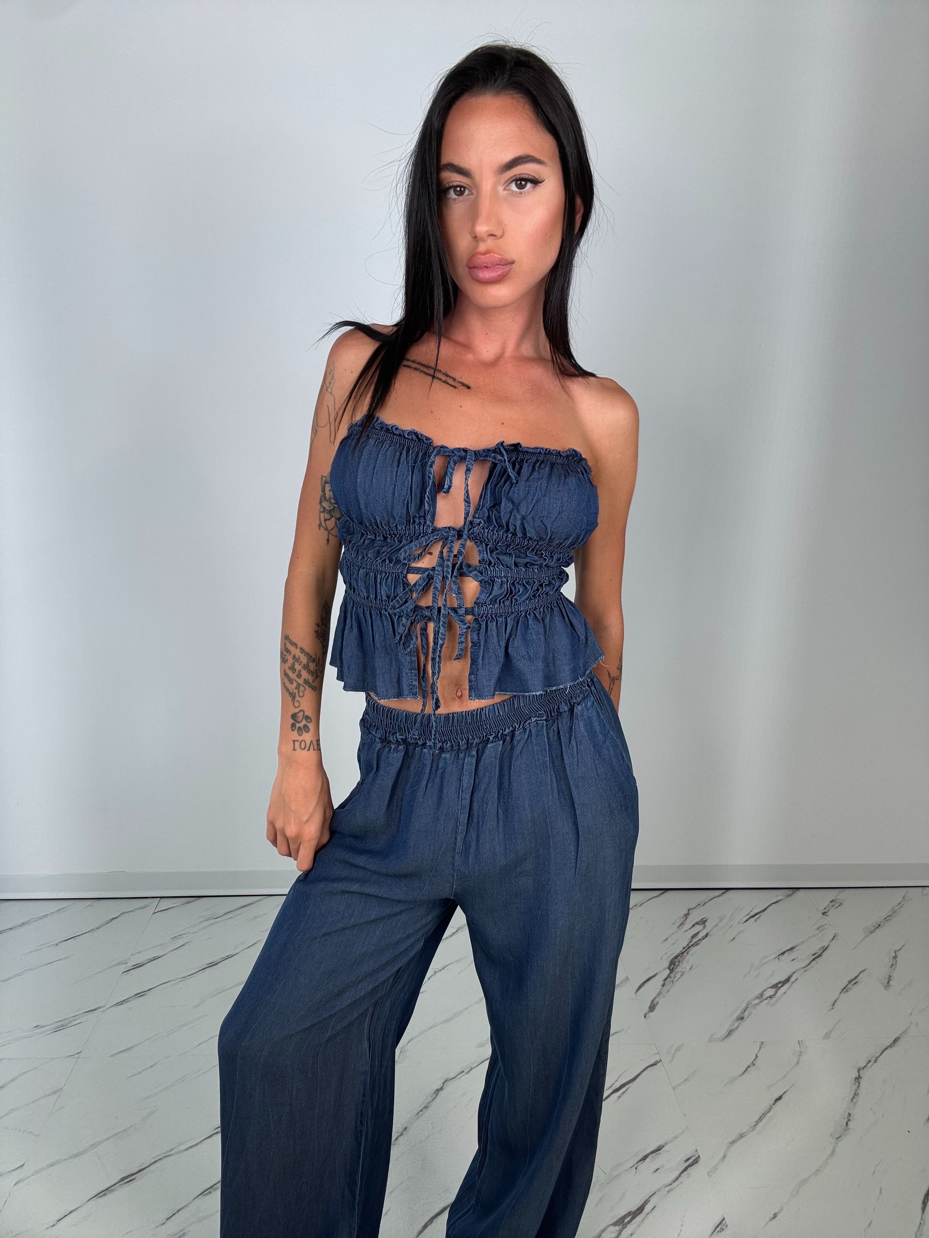 Co/ord Ginee blu denim