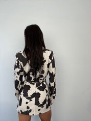 Blazer cow nero
