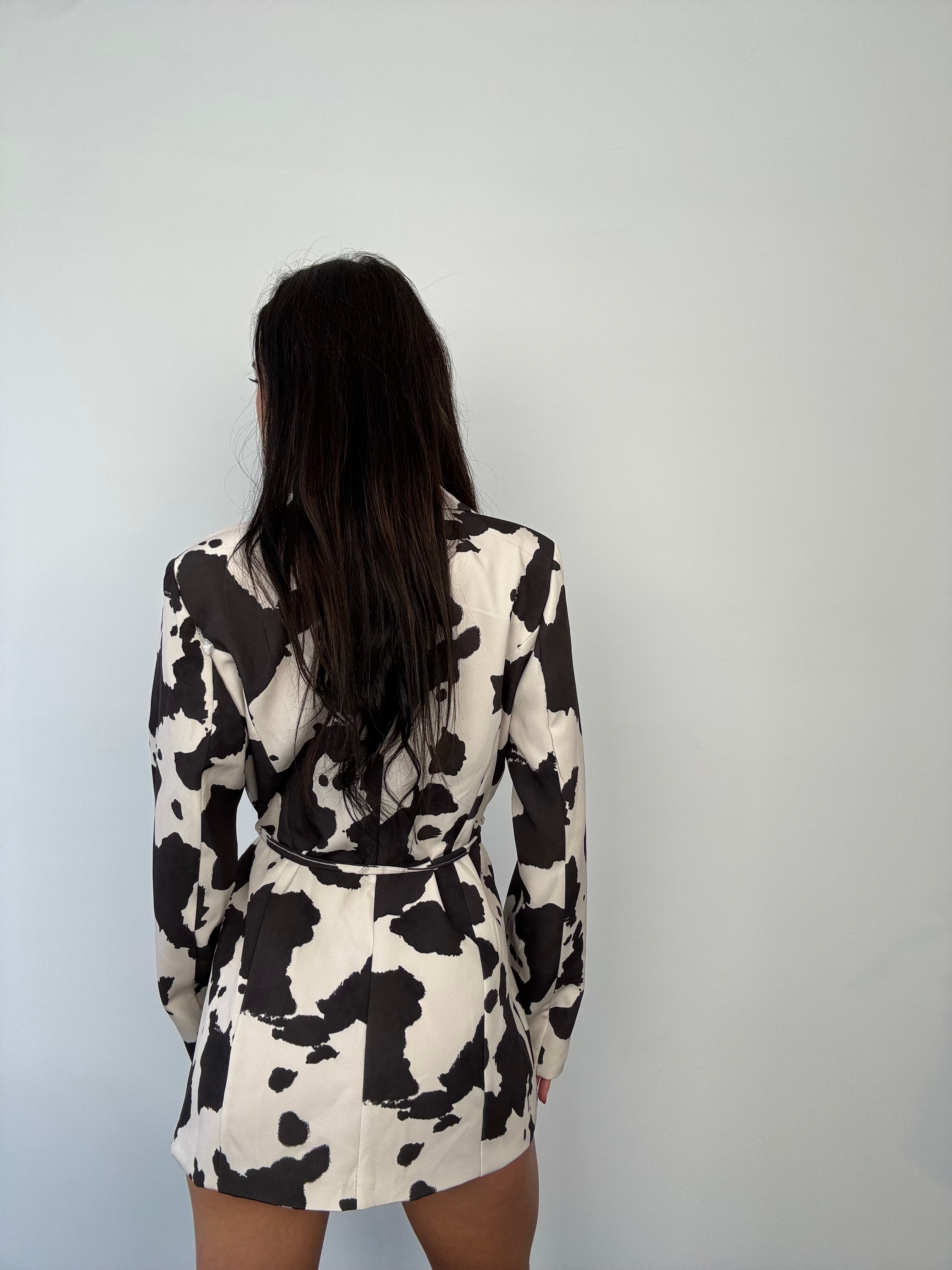 Blazer cow nero