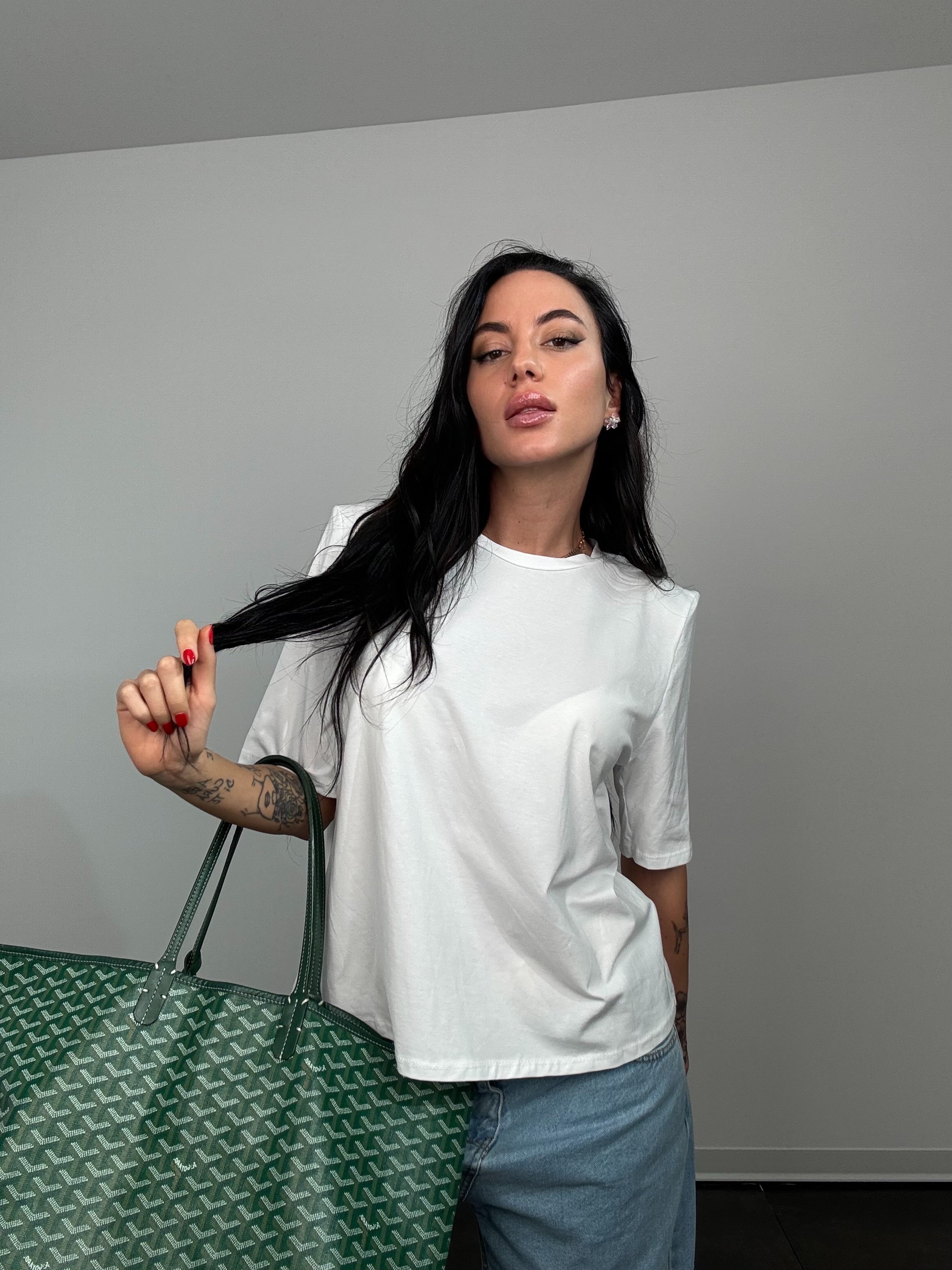 T-shirt joy bianco
