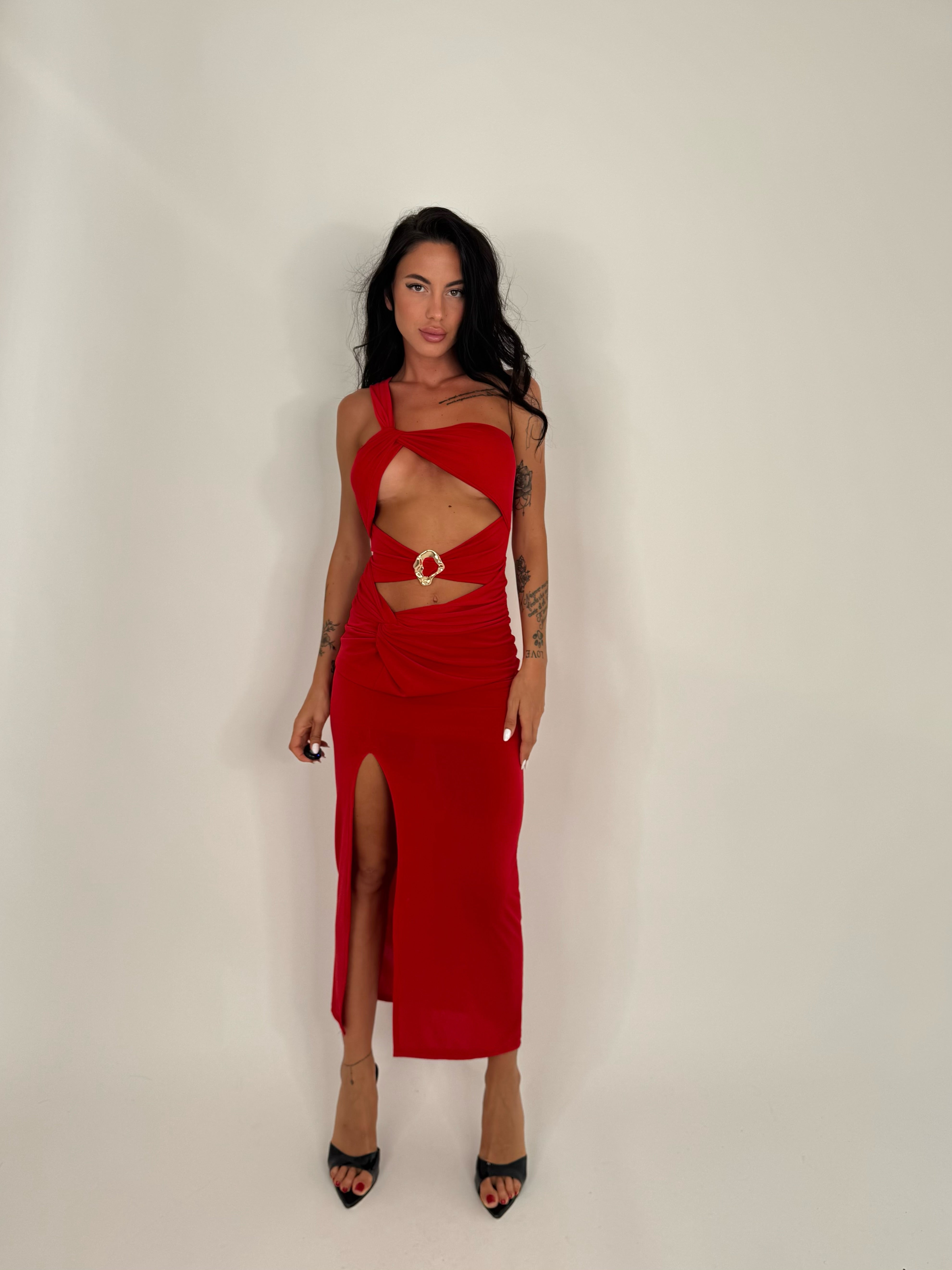 Dress Greta rosso