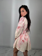 Dress ivory rosa