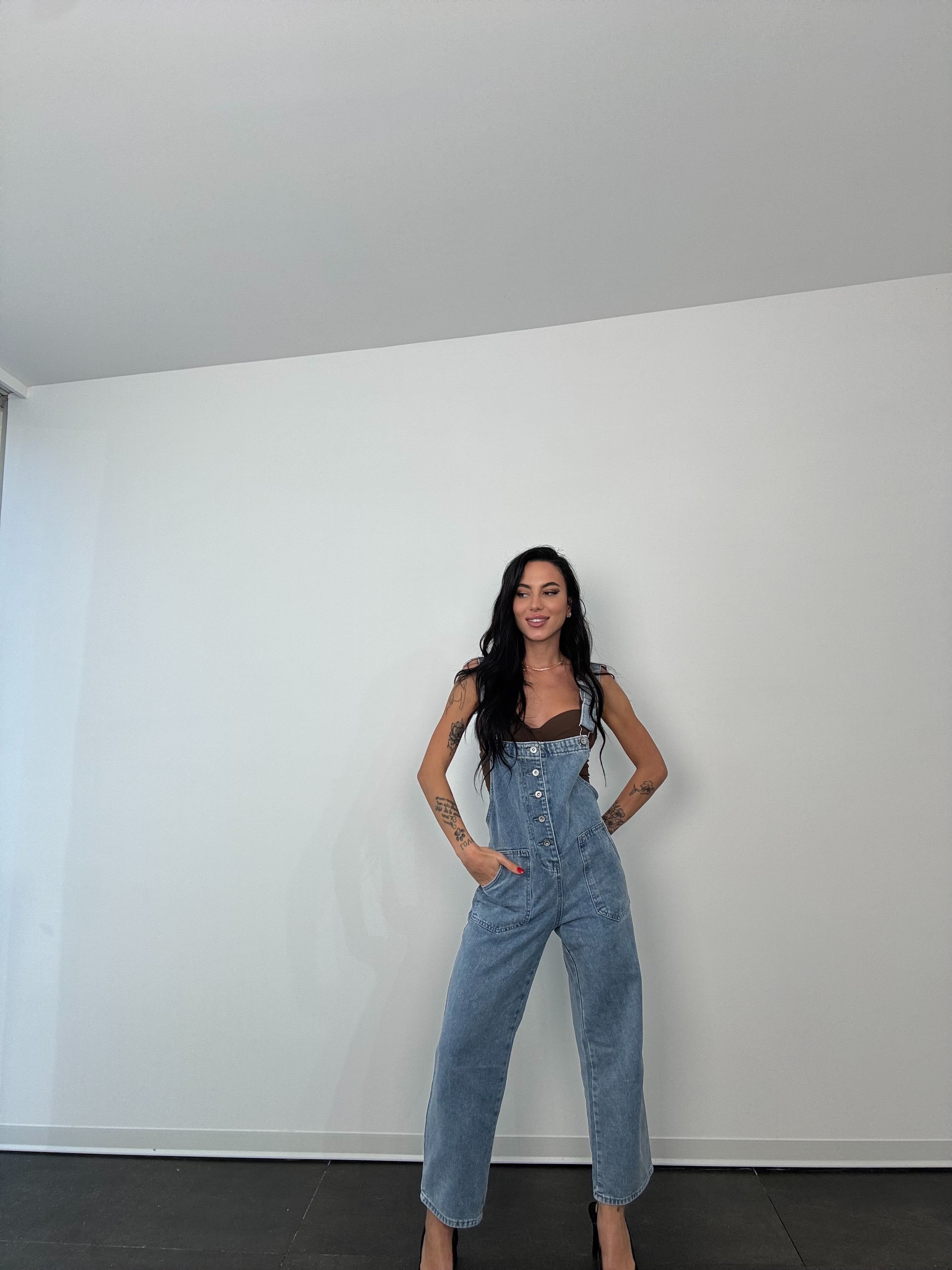 SALOPETTE DENIM LUCIA