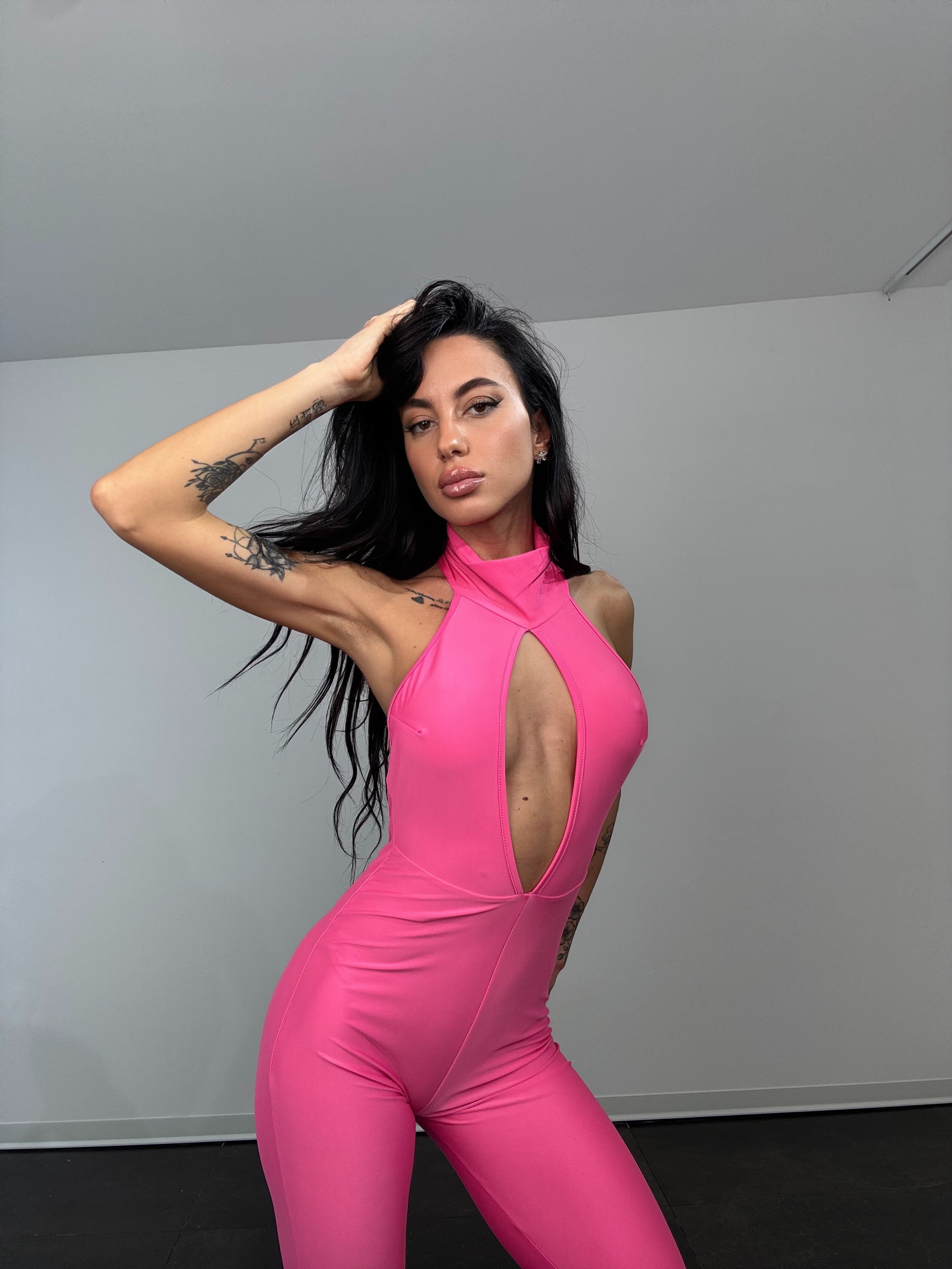 Jumpsuit victoria fucsia